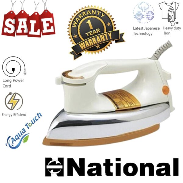 National Iron 1000 Watts: Powerful Performance for Efficient Ironing