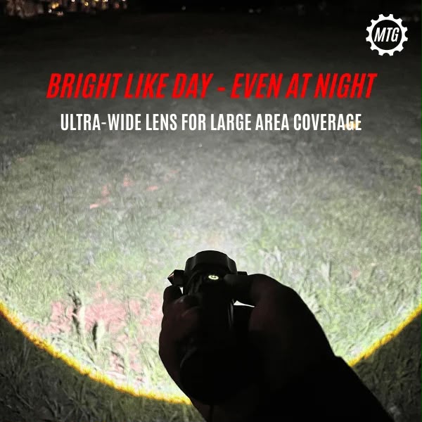 Multi-Functional 1KM Long Range Led Emergency Flashlight