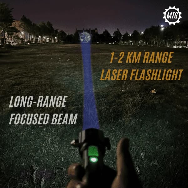 Multi-Functional 1KM Long Range Led Emergency Flashlight